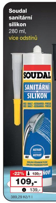 Sanitární silikon Soudal