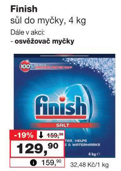 Sůl do myčky Finish