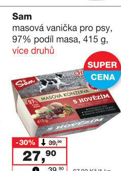 Vanička pro psy Sam Chejn