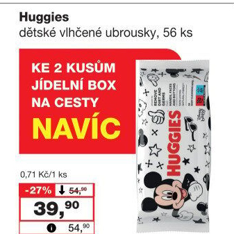 Vlhčené ubrousky dětské Huggies