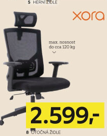 OTOČNÁ ŽIDLE