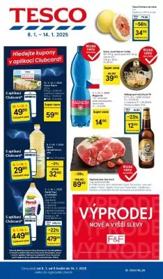 akční leták Tesco 8.1.2025-14.1.2025