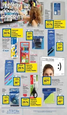 akční leták Tesco 8.1.2025-14.1.2025
