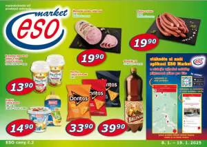 akční leták ESO MARKET 8.1.2025-19.1.2025