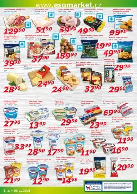 akční leták ESO MARKET 8.1.2025-19.1.2025