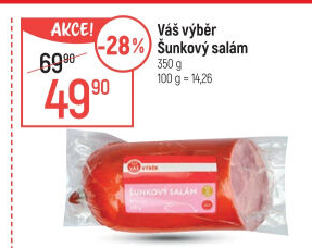 Salám šunkový Váš Výběr