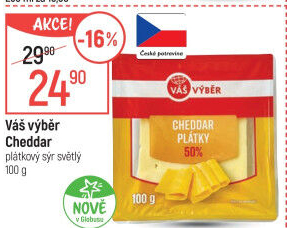 Sýr Cheddar Váš Výběr