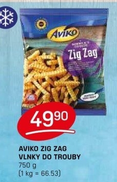 Hranolky vlnky mražené Zig Zag Aviko