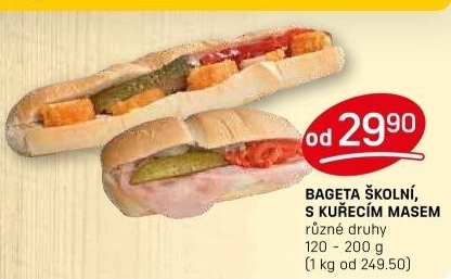 Obložená bageta