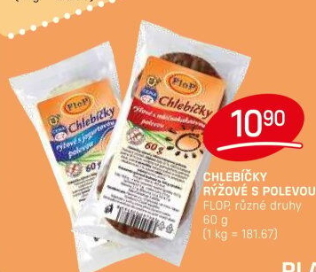 Rýžové chlebíčky polomáčené Flop