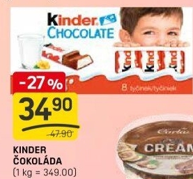 Čokoládky Kinder