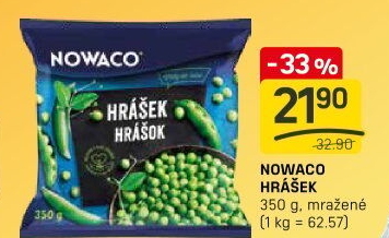 Hrášek mražený Nowaco