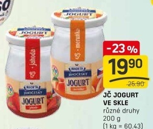 Jogurt ochucený jihočeský tradičníMadeta