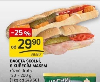 Obložená bageta