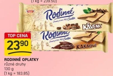 Oplatky Rodinné Sedita