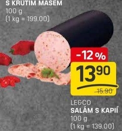 Salám s kapií LE&amp