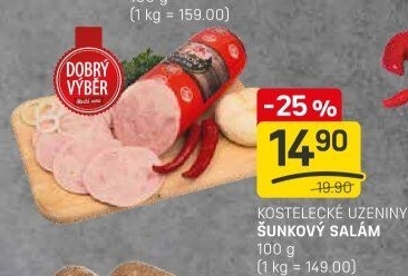 Salám šunkový Dobrý výběr