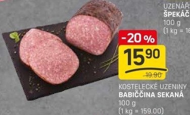Sekaná babiččina Kostelecké uzeniny