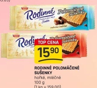 Sušenky Rodinné polomáčené Sedita