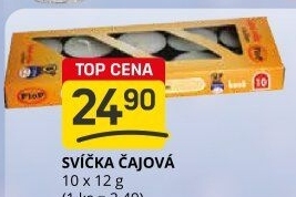 Svíčky čajové Flop