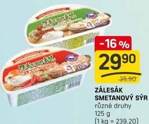 Sýr termizovaný Zálesák