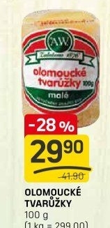 Sýr tvarůžky olomoucké A.W.