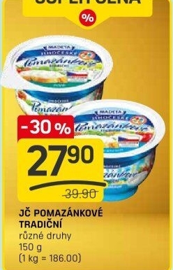 Tradiční pomazánkové Jihočeské Madeta
