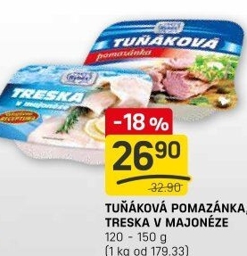 Tuňáková pomazánka Rybex