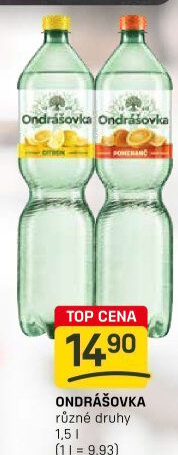 Voda ochucená Ondrášovka