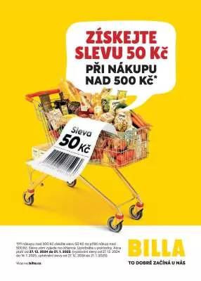 akční leták BILLA 8.1.2025-14.1.2025