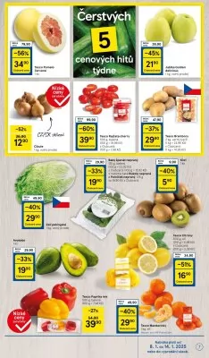 akční leták Tesco 8.1.2025-14.1.2025