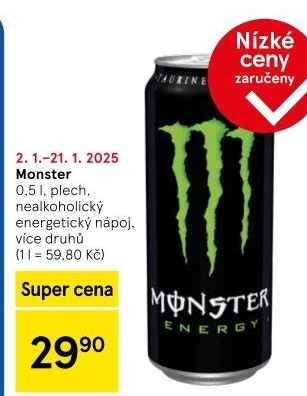 Energetický nápoj Monster Energy