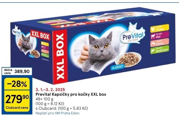 Kapsičky pro kočky PreVital