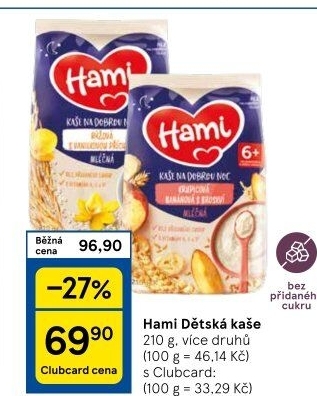 Kaše dětská Hami