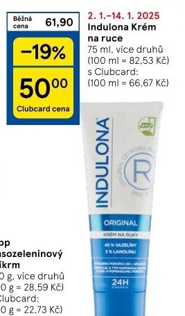 Krém Indulona