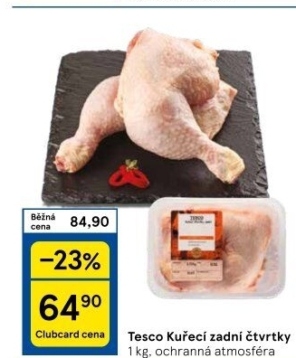 Kuřecí čtvrtky Tesco