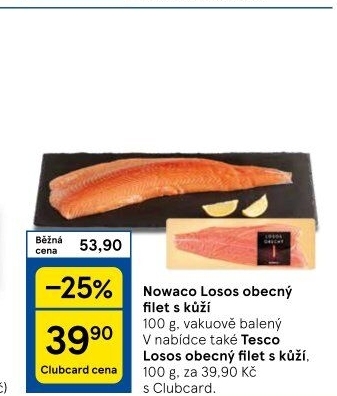 Losos filety Tesco