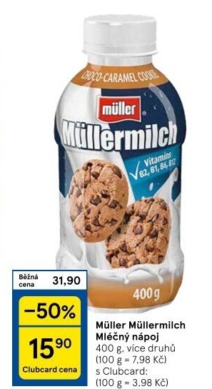 Nápoj mléčný Müllermilch Müller