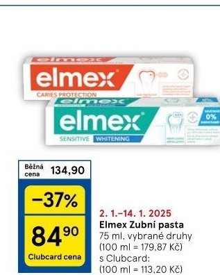 Pasty na zuby Elmex