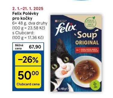 Polévka pro kočky Felix Purina