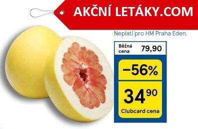 Pomelo červené Tesco - Tesco akcniletaky.com