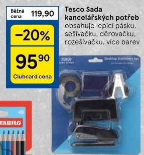Souprava kancelářských potřeb Tesco