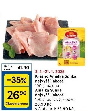 Šunka Amálka nejvyšší jakosti Krásno