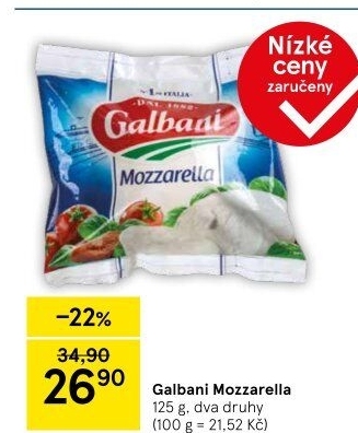 Sýr Mozzarella Galbani