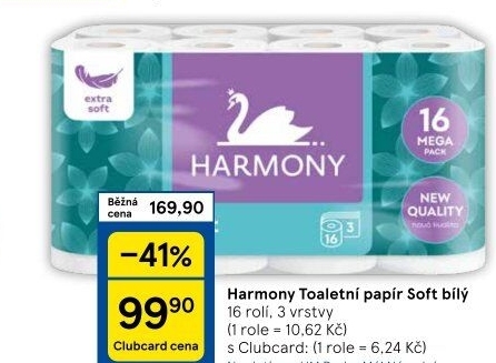 Toaletní papír 3vrstvý Harmony