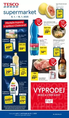 akční leták Tesco 8.1.2025-14.1.2025