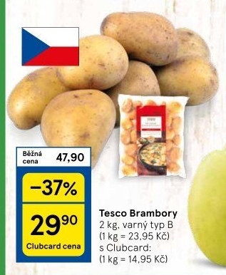 Brambory Tesco