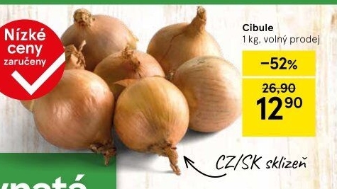 Cibule kuchyňská žlutá