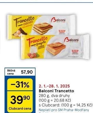 Dezert Trancetto Balconi