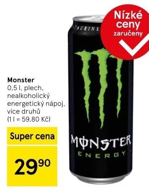 Energetický nápoj Monster Energy